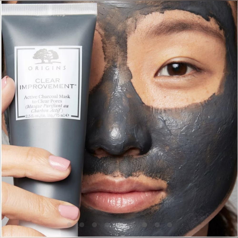 Origins Clear Improvement Charcoal Mask | Deep Pore Detox & Oil Control